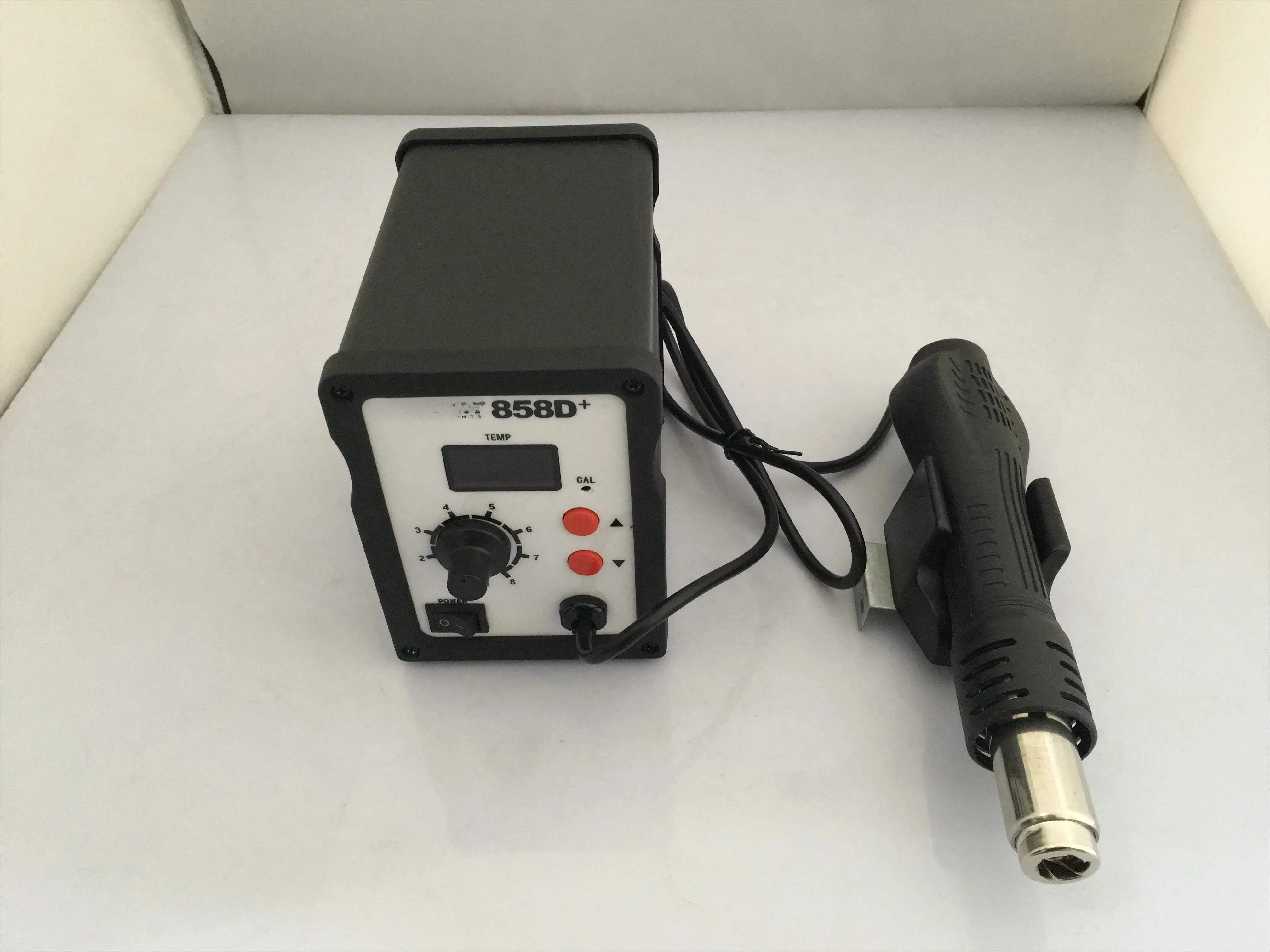 858D+ SMD constant temperature hot air gun adjustable temperature digital displa Hot Air Gun Rework Station Solder 220V
