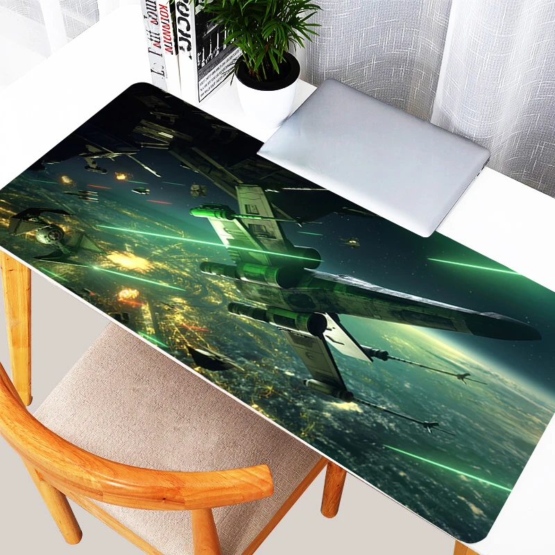 fighter plane Mausepad XL Desk Mat Gaming Mat Pad on The Table Office Gamer Accessories Keyboard Mats Mouse Pad Mouse Carpet