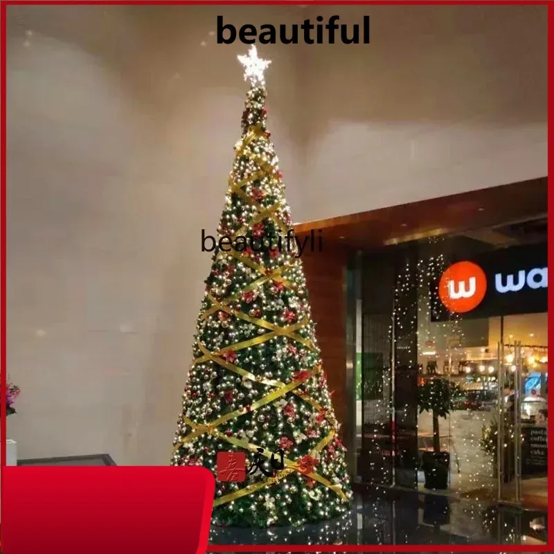

Modern large Christmas tree decoration 3 4 5 6 7 meters, large outdoor Christmas tree H
