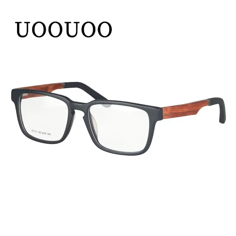 

SHINU Prescription glasses Men Squar acetate frame wood glasses Progressive Reading Glasses blue light Single vision eyewear