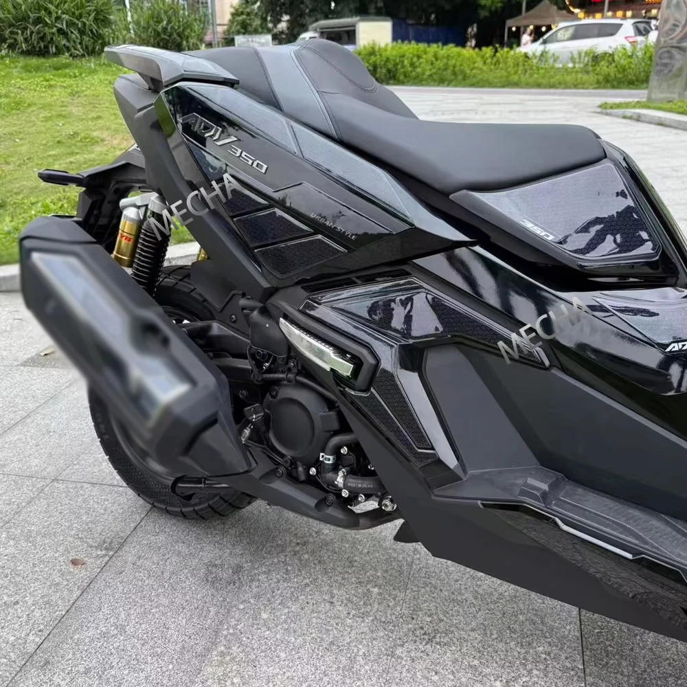 2023 adv350 stickers Motorcycle 3D Resin Epoxy Sticker Protection Kit Tank Pad Anti Scratch Decal For ADV 350 2022-2025