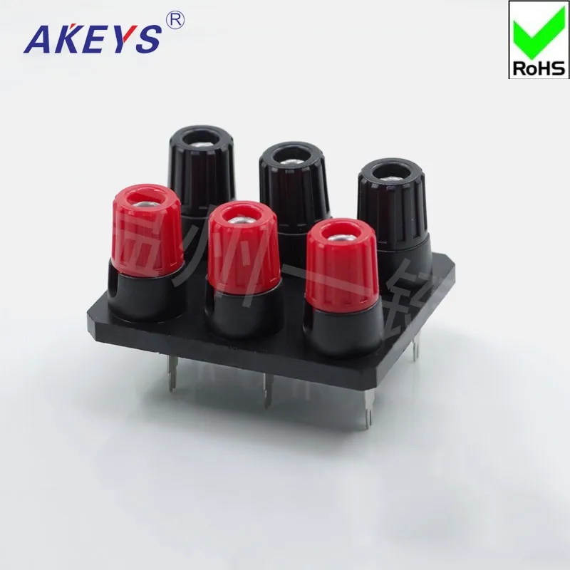 10 pcs Connection clamp 6-bit high-quality audio wiring clamp fast clamp aging test clamp WP6-10 square external wiring seat