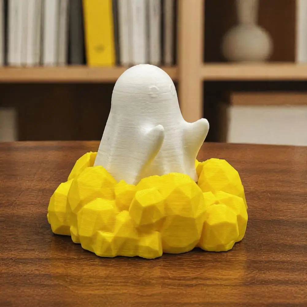 3d Printed Halloween Decor Desktop Decompression Ornament 3d Printed Cute Ghost Fidget Clicker Toy Halloween Stress for Teens