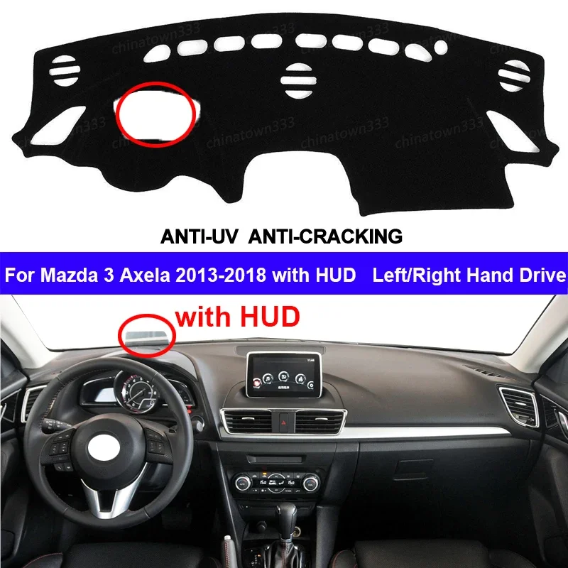 

for Mazda 3 Axela BM BN 2013 - 2018 Car Accessories Protective Pad Dashboard Cover Silicone Non-Slip Mat Sunshade