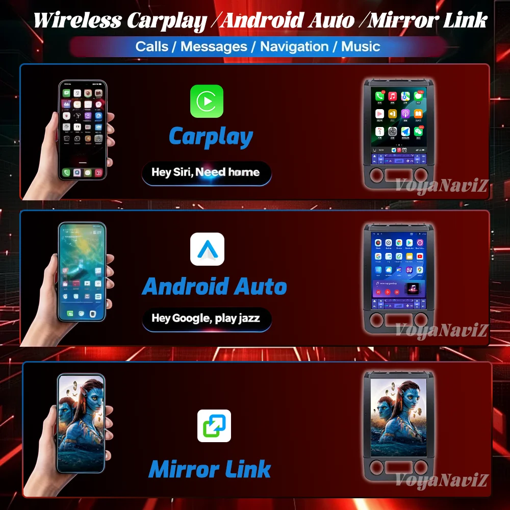 12.1''IPS Touch Screen Android 15 For Ford F150 F250 2016-2021 Car Radio Multimedia Player Wireless Carplay DSP BT GPS 4G Stereo