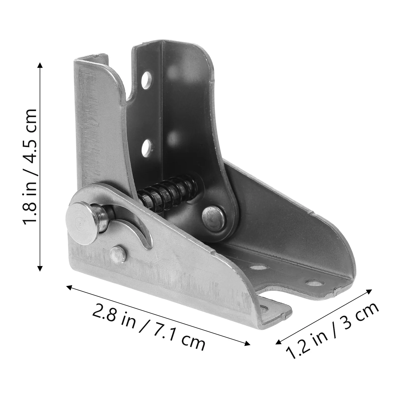 

4 Pcs Folding Table Hinge Shelf Spring Loaded Heavy Duty 90 Degree Positioning Door Springs Furniture Parts Hardware