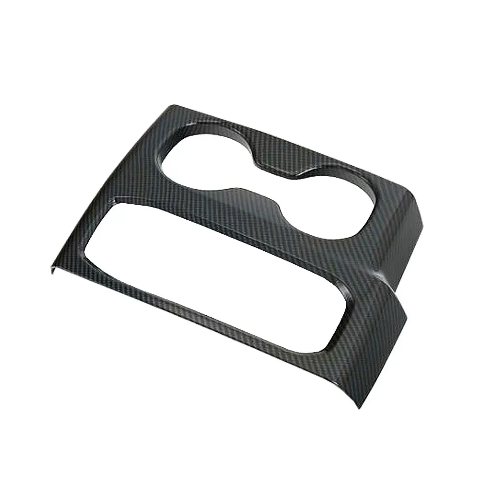 ABS Carbon Fiber Shift Gear Position Panel Cover Trim for Hyundai Santa Fe 2019-2020
