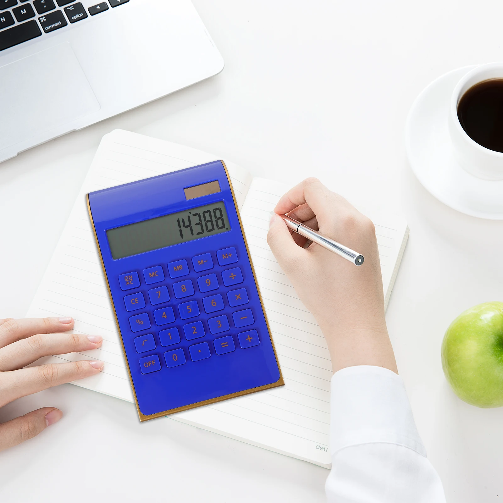 

Compact Small Calculator Candy Color Portable Design Lightweight Solar Power Calculator School Office Students Calculation Tool