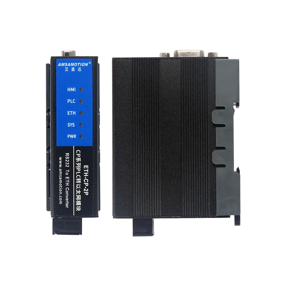 ETH-CP-2P PLC Converter โมดูลสำหรับ Omron CP1E CP1L CP1H Series การเขียนโปรแกรม Logic Controller RS232 Ethernet Extension โมดูล
