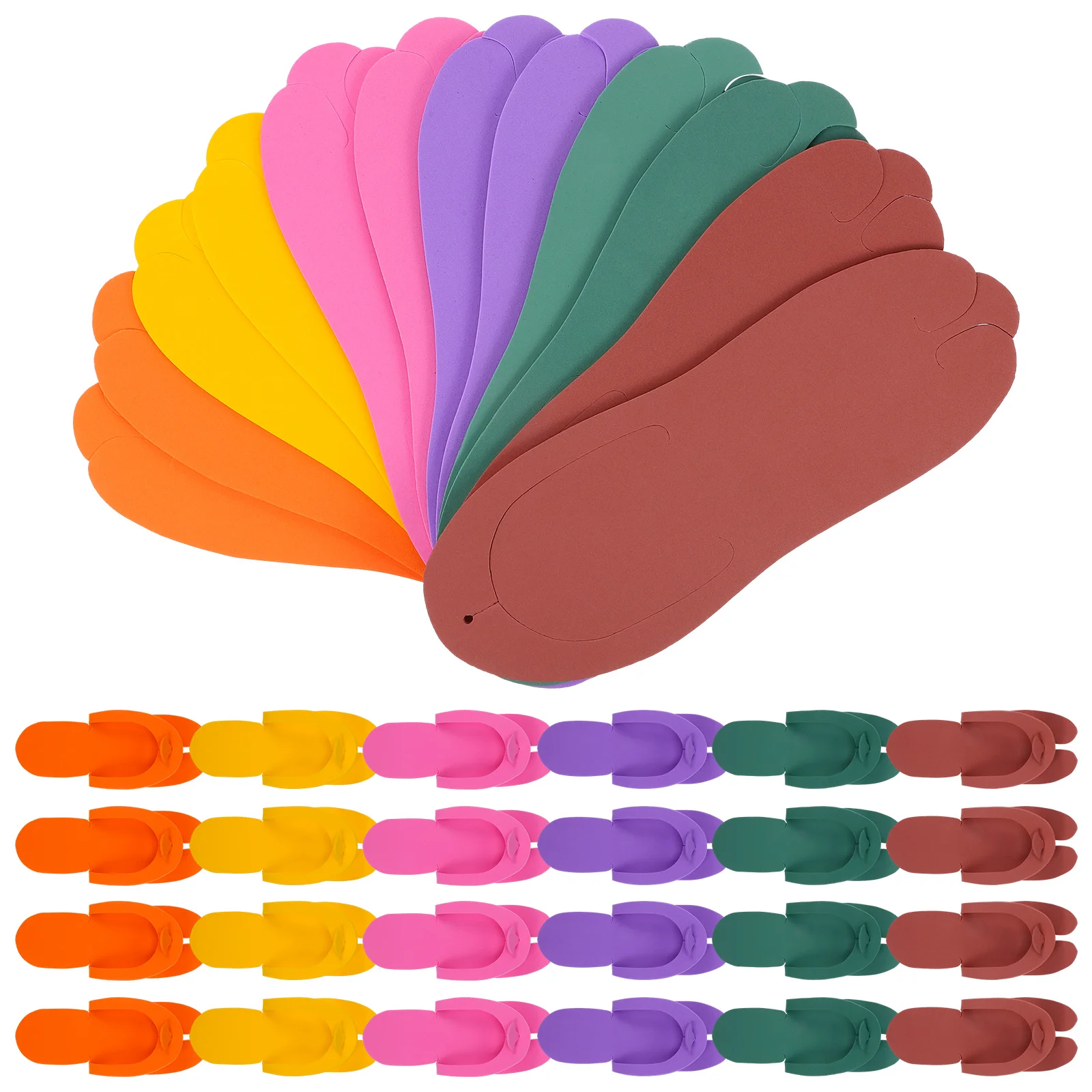 

Foldable Slippers 24 Pair Unisex Hotel Guests Travel Lightweight Comfortable Breathable Non Slip Disposable Portable Soft Cozy