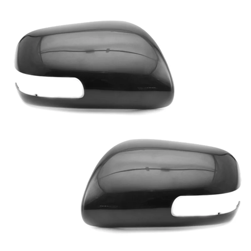 Superior-1 Pair Rearview Mirror Cover Side Mirror Case Housing For Toyota Allion Corolla Premio