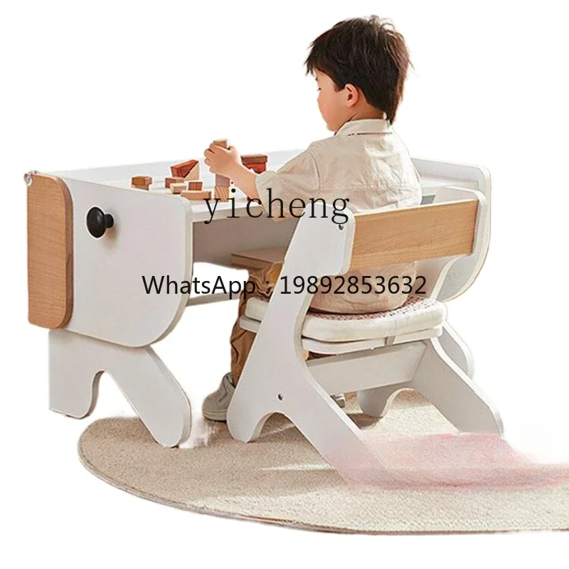 AG  Child Care  Multi-Functional Study Table Baby Learning Gaming Table Graffiti Early Education Table and Chair