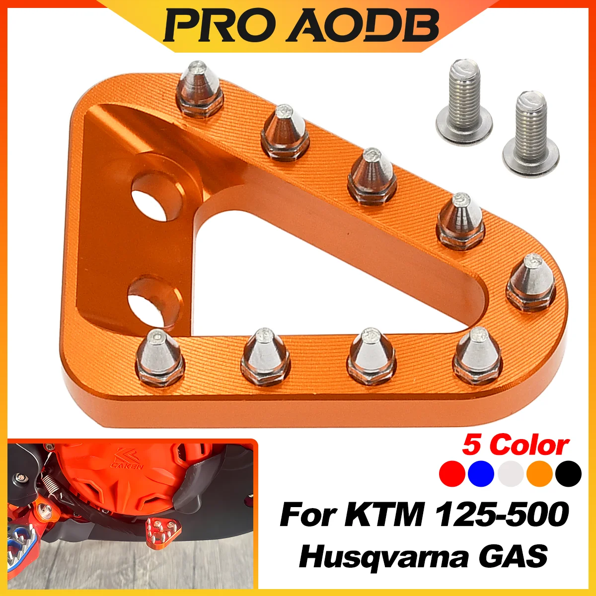 Für KTM XC XCF XCW SX SXF EXC EXCF TPi 6 Tage 250 300 350 2017-2023 Motorrad Zubehör CNC Hinten Bremspedal Schritt Spitze Platte