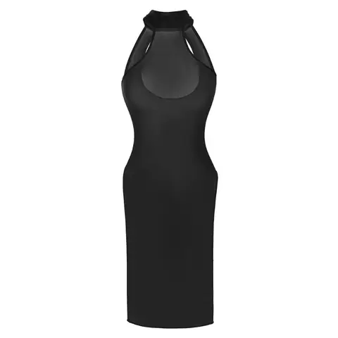Sexy Oil Glossy High Slit Mini Dress Lingerie Erotic See Through Cheongsam Halter Backless Dresses Cosplay Chinese Qipao Uniform