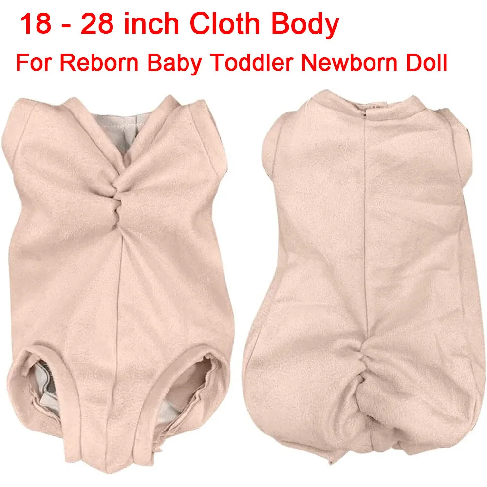 16in-45inch Cloth Body for 3/4 And Full Limbs And 1/2 Reborn Doll Kits Supply DIY Accessories