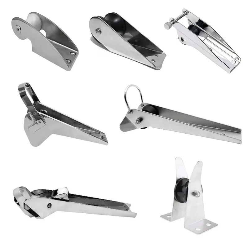 Parts Boat Marine Grade 316 Stainless Steel Marine Hardware Supplies High Polished Anchor Bow Roller