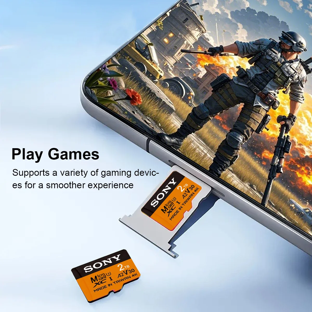 Sony Memory Card 2TB 1TB 512GB 256GB 128GB 64GB Mini SD TF Micro Card for Nintendo Switch High Speed Class10 V30