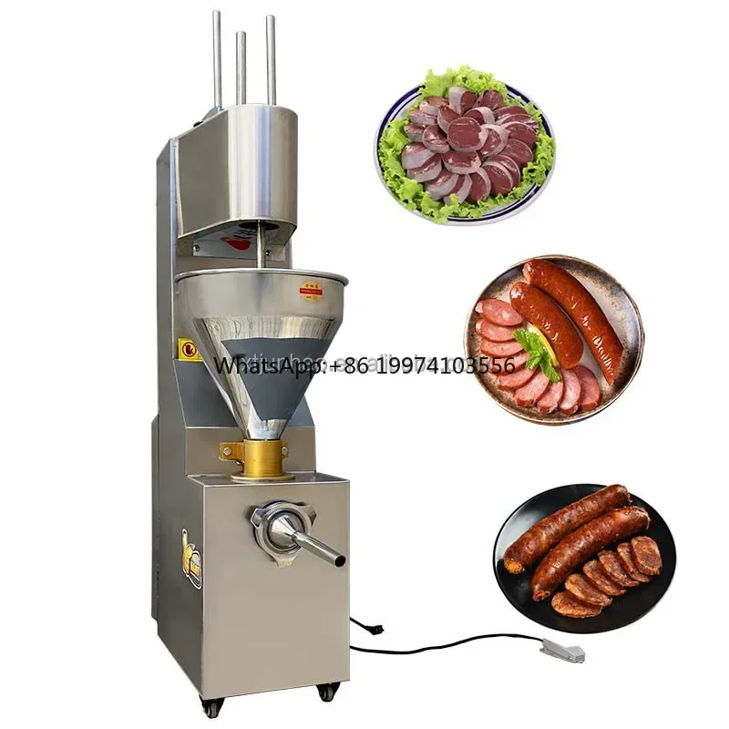 Home commercial vacuum automatic filling pepperoni ham bacon sausage machine