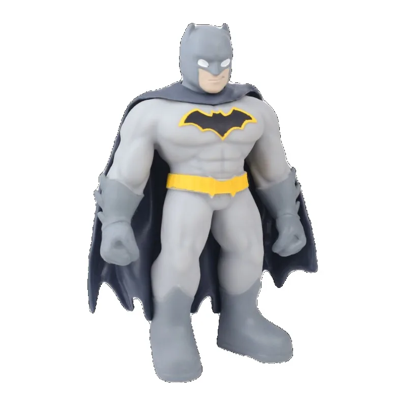 Dc animação dos desenhos animados batman coringa o brinquedo flash transformando boneca elástica meninos e meninas moda personalidade alívio do estresse brinquedos