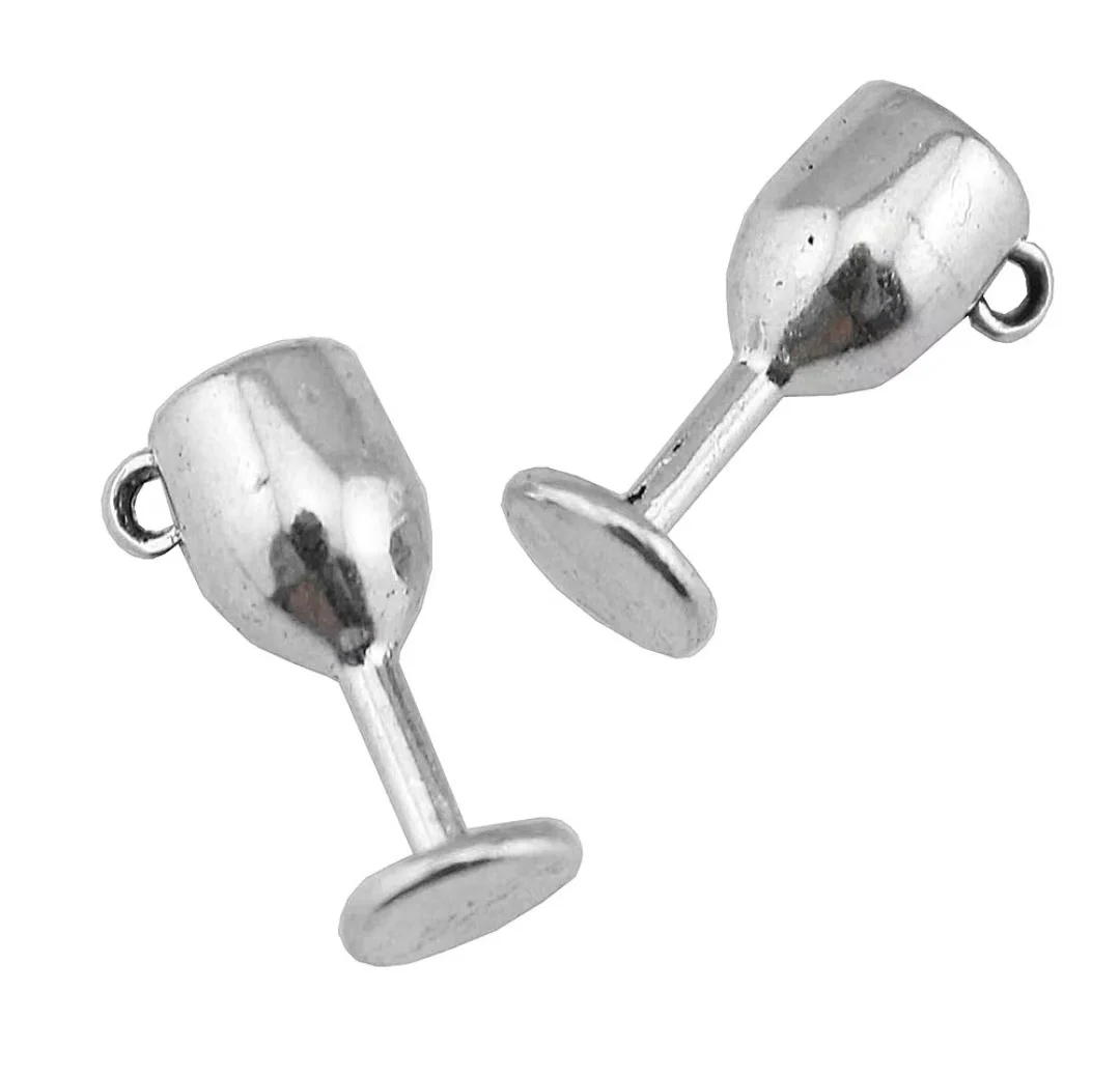 

30pcs 15x6x6mm Zinc alloy metal tibetan silver plated charm T0861 for jewelry making