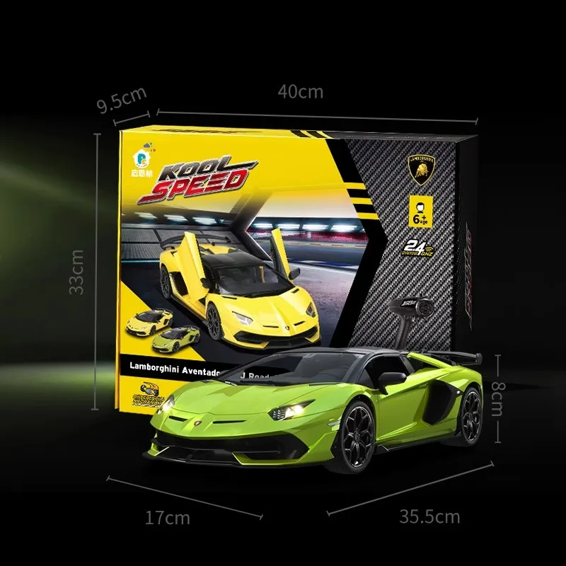 Pi Enxi Lamborghini Svj Authorized Scissor Door 1:14 Remote Control Car Toy Simulation Large Racing Children Birthday Gift