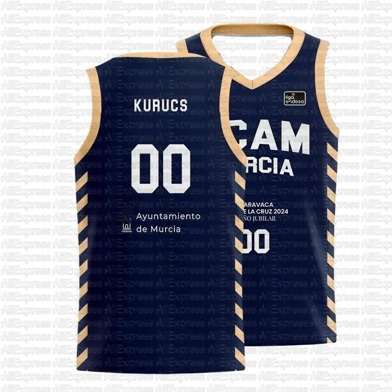 

New Arrivals Men's Tank Top 24_25 Season #31 Red Ucam Murcia Cf Basketball Jersey 2024 Summer Women's Clothing Kid's T-Shirts