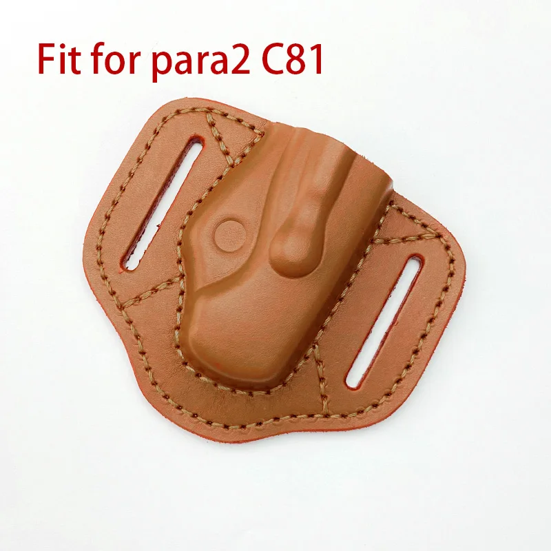 1 قطعة العلامة التجارية الجديدة جلد طبيعي Scabbard ل العنكبوت Para2 C81 سكين للفرد حقيبة التخزين مخصص جلدية غمد