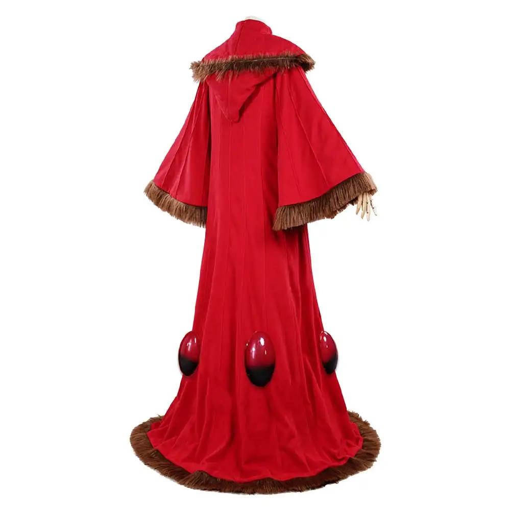 Padme Cosplay Red Dress Queen Outfit Space Battle Fantasy Costume Adult Women Robe Cape Outfits Halloween Carnival Party Suit