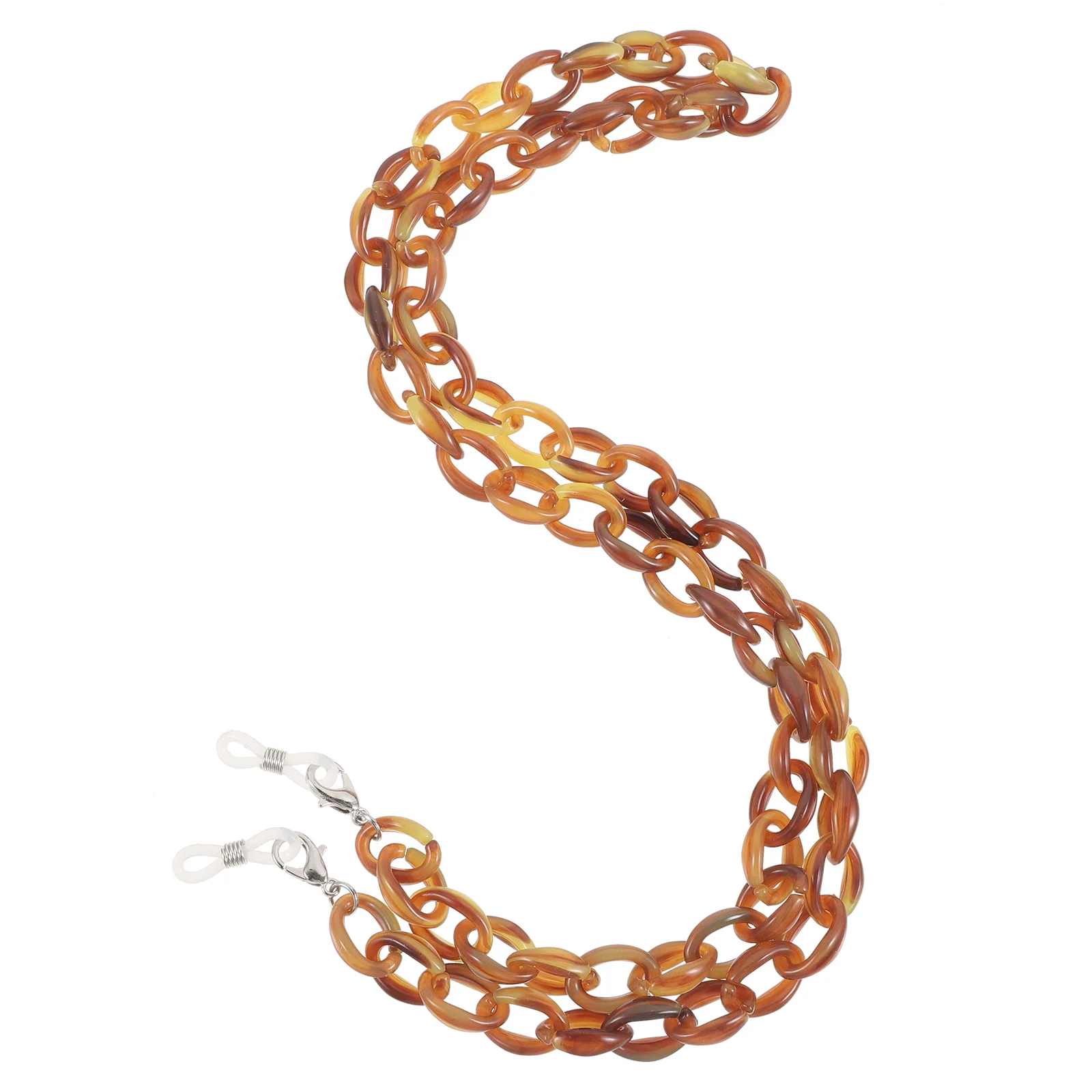 

1Pcs Eyeglasses Anti-Lost Acrylic Chain Brown Durable Glasses Holder Sunglasses Accessory Sunglasses Chain Glasses Chains