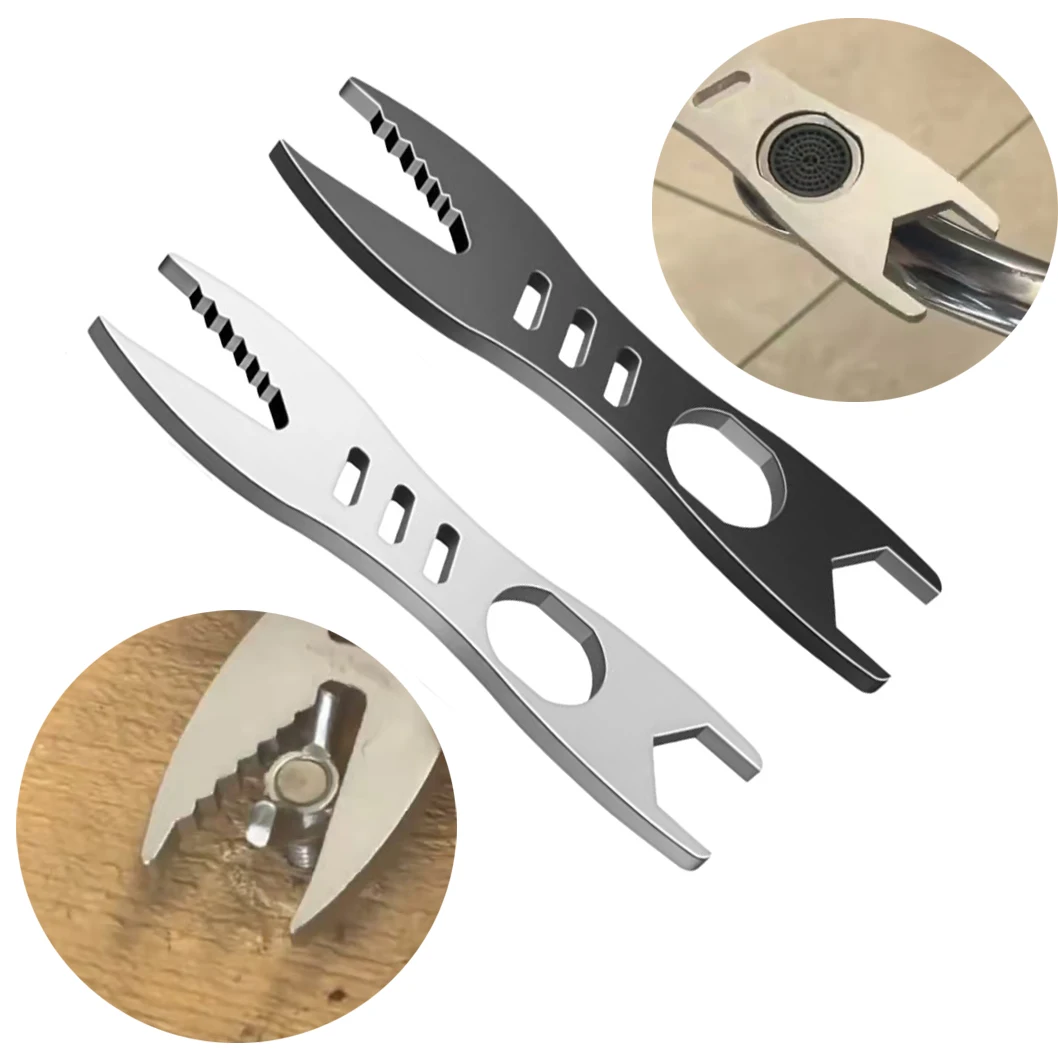 Automotive Tool Adjustable Torque Wrench Chrome Vanadium Steel Compact For Storage Easy To Carry Adapter 140mm
