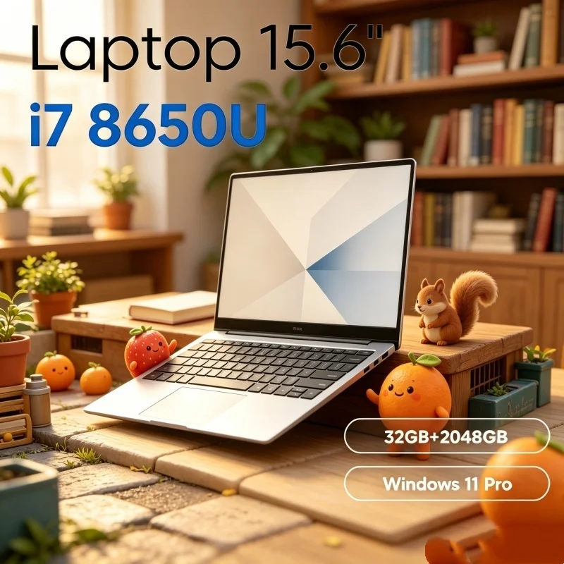 

Acute 2026 Mysterious Bright Sharp 15.6" Laptop Intel Core I7 8650U Windows 11 Pro RAM M.2 SSD Favorable for Trade Tasks
