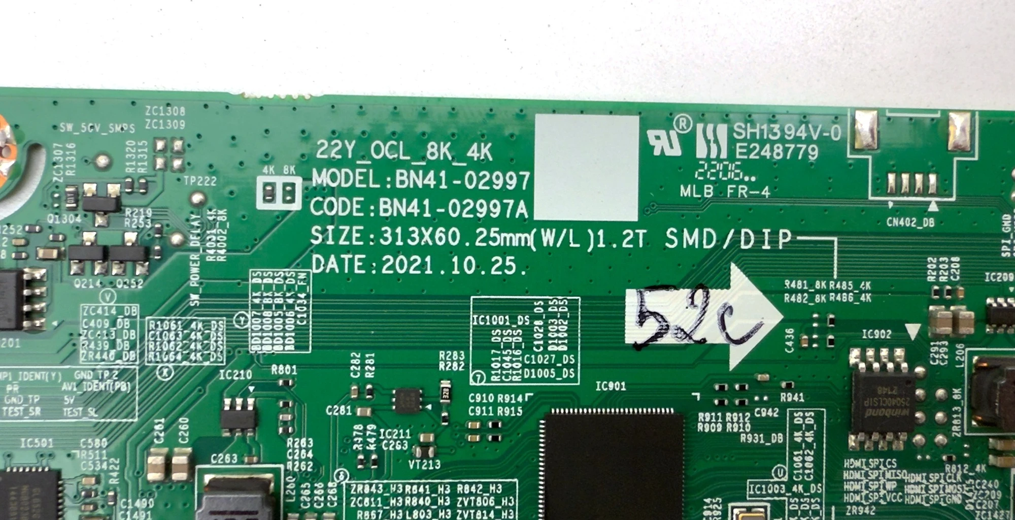 BN41-02297A BN94-17452C One Connect Box Scheda madre per Samsung QN55QN700B QN55QN700BF QN55QN700BFXZX Scheda principale EOKS2206