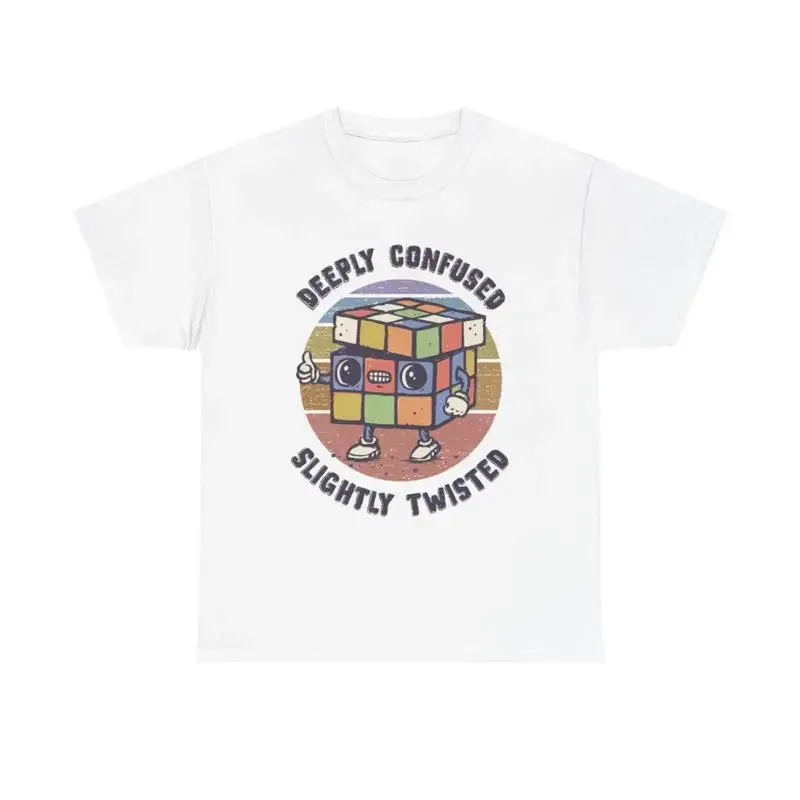 Deeply Confused Slightly Twisted T Shirt Heavy Cotton