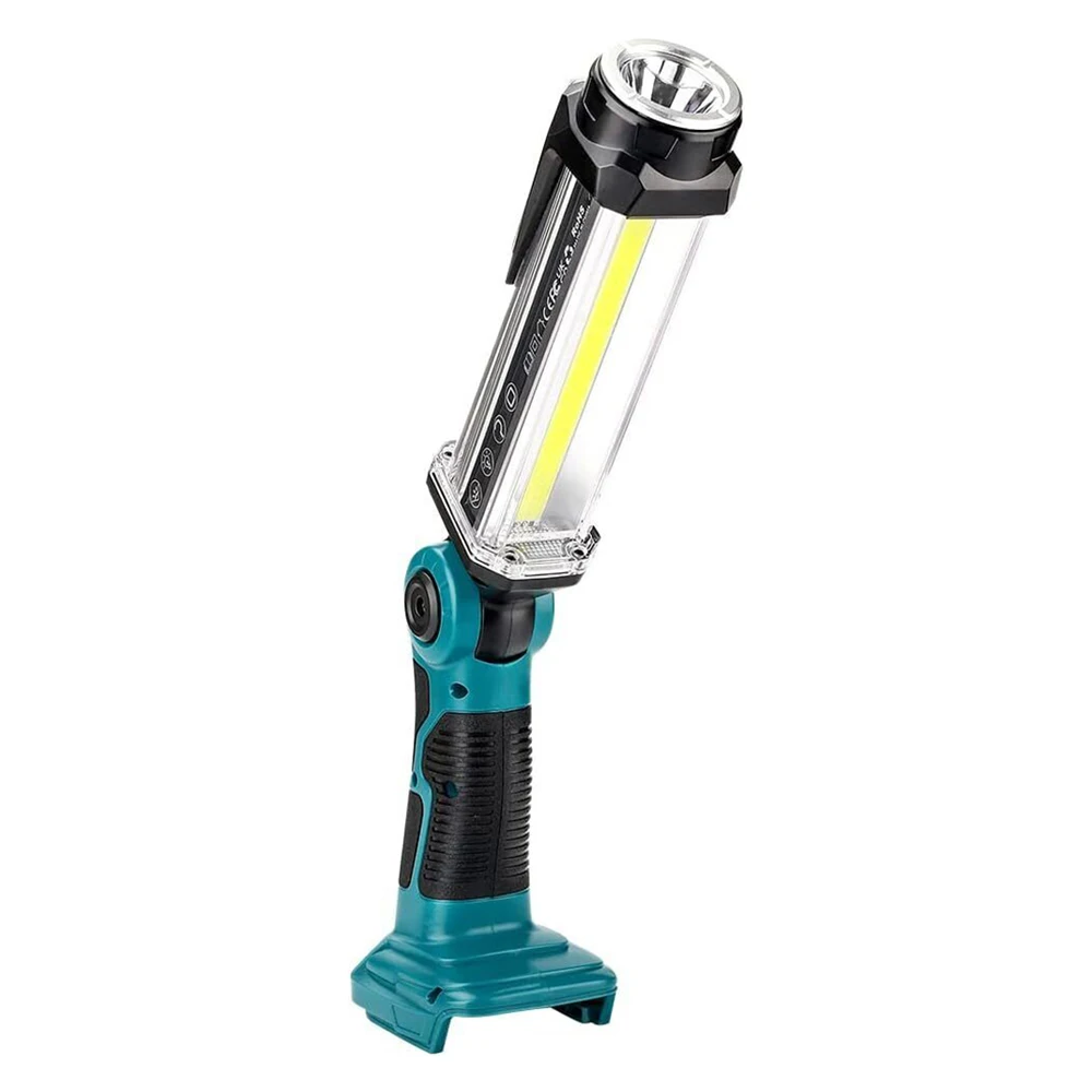 2000LM 35W LED Work Light Portable Light Horizontal Down Light Outdoor Handheld Flashlight for Makita 18V Li-ion Battery