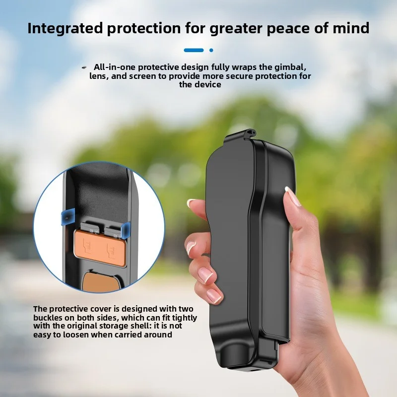 

Suitable for DJI Osmo Pocket 3 anti drop flip cover quick release protective case camera lens body protective case accessories