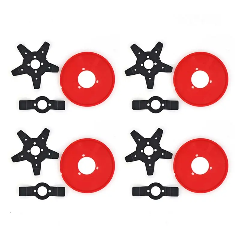 

AA19 Trimmer Head Blades 4PCS Universal Brush Cutter Lawn Mower Garden Grass Paddy Field Dry Land Machine Tool