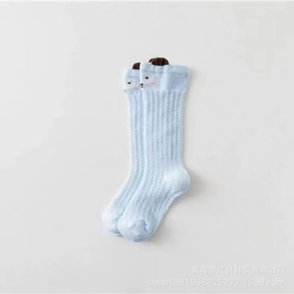 Casual Cotton Summer Socks Ventilate Skin Friendly Mosquito Proof Socks Mesh Socks