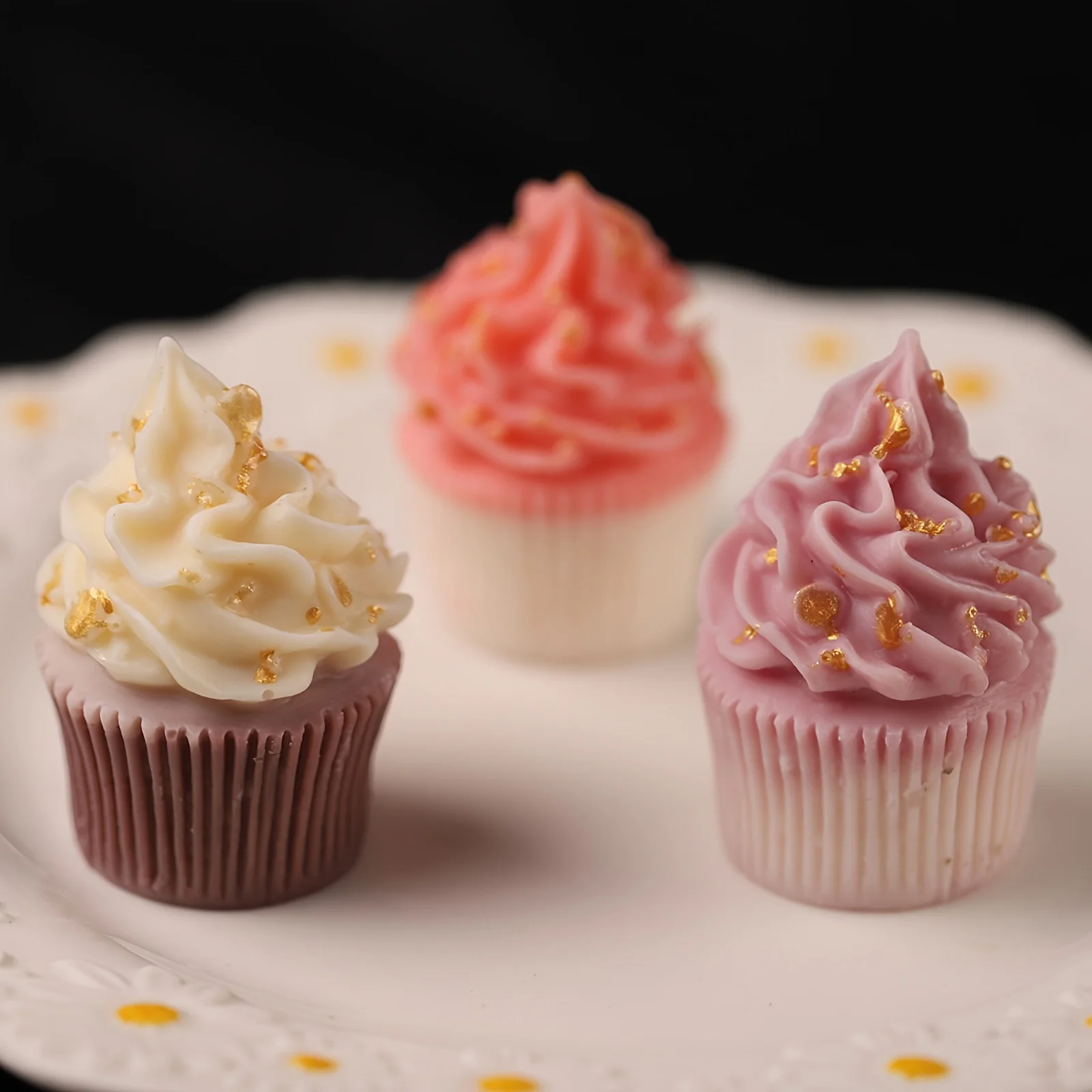 1 piece, simulated ice cream cone model homemade  aromatherapy candle ornaments Mu Si cake silicone mold.