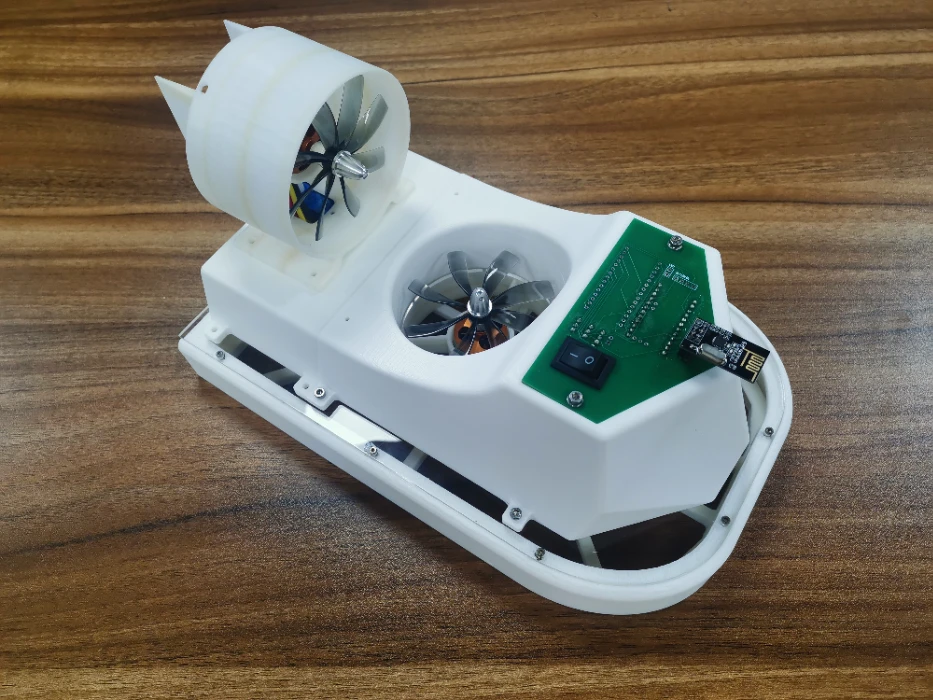 Rc Levitatie Hovercraft Met Sg90 Robot Voor Arduino Robot 3d Printing Open Source Levitatie Boot Programmeerbare Hovercraft Kit