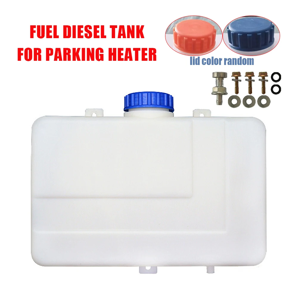 7L Plastic Fuel Storage Tank for Gas Petrol Diesel Oil Water Compatible with Boats Cars Trucks Vans - Parking Heater Accessories