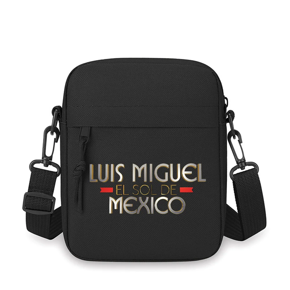 

Silver lettering,Mexico's bright sun shine. Men Crossbody Bag Single Shoulder Women Cartoon Anime Film Printing Design Unisex