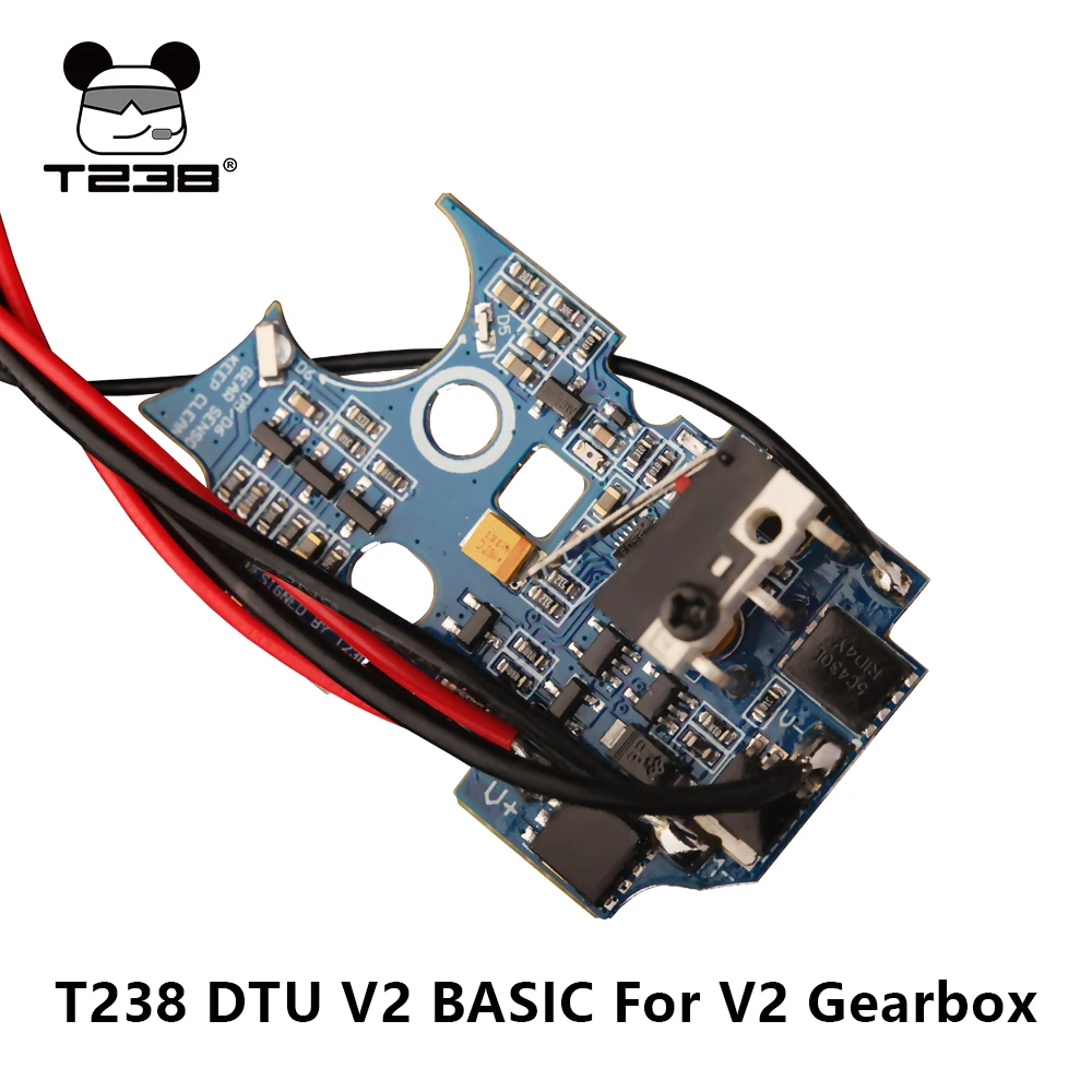 T238 Electronic Trigger V2 1.9 Basic With Binary Overheat Protection Active Braking for AIRSOFT Gel Ball V2 Gearbox