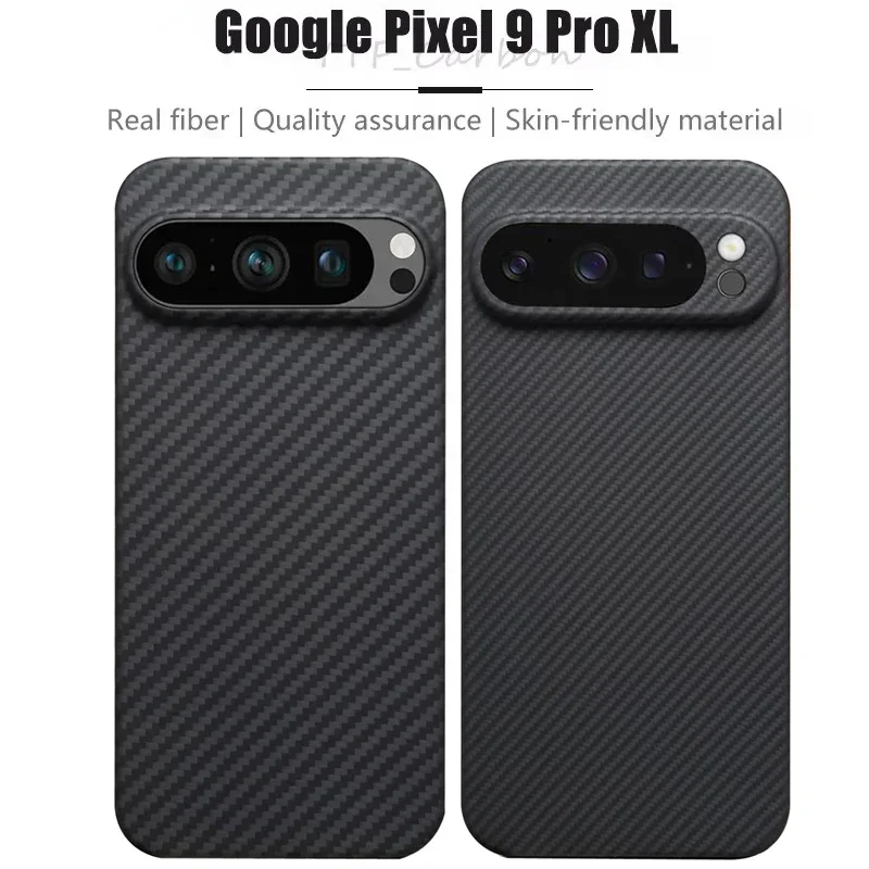 Etui magnetyczne iColors z włókna węglowego do Google Pixel 9/9 Pro/9 Pro XL Etui z obsługą Magsafe Ultracienkie szkło z włókna aramidowego