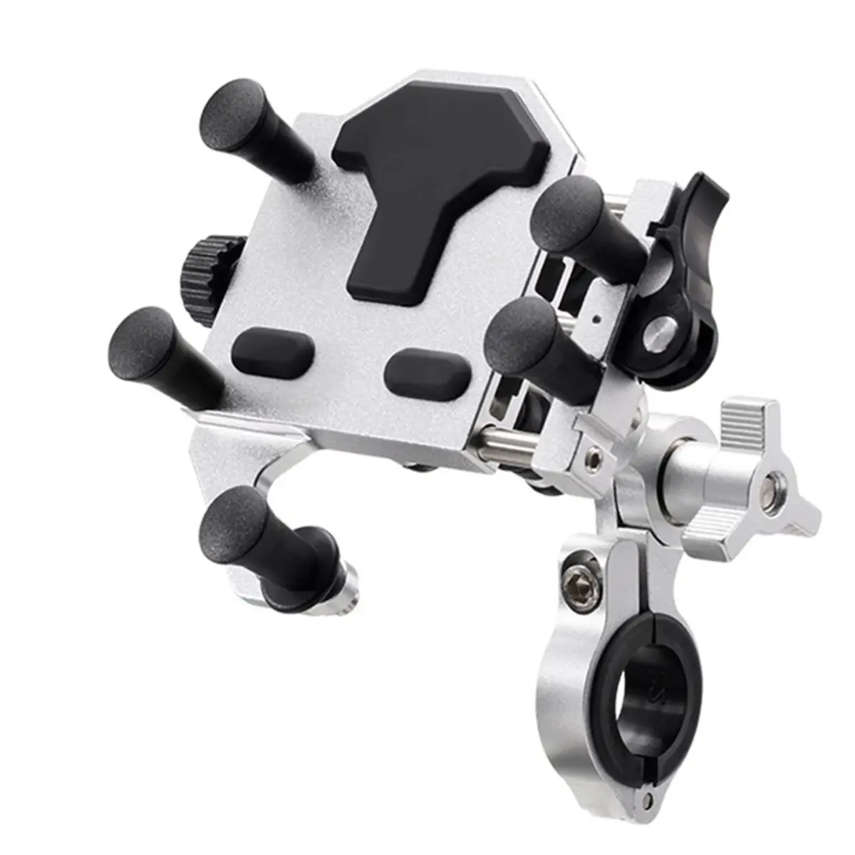 Motorcycle Phone Mount with Vibration Dampener, Bike Phone Holder,Handlebar Phone Mount for Ebike