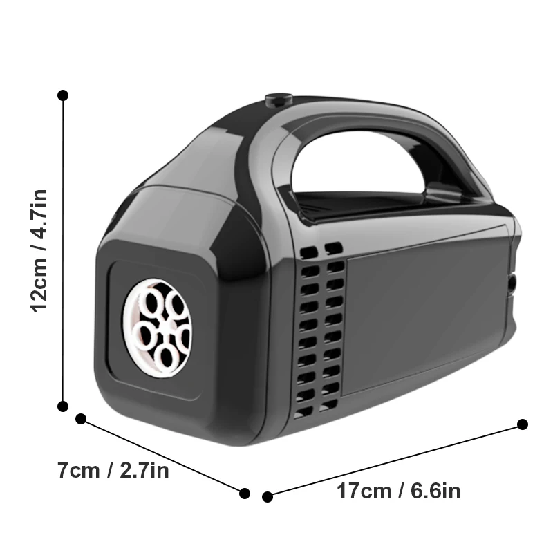 Máquina de bolhas portátil para crianças, brinquedo de bolha leve, pai-filho, interativo, jogo de casamento ao ar livre, sem bateria, bolha de água