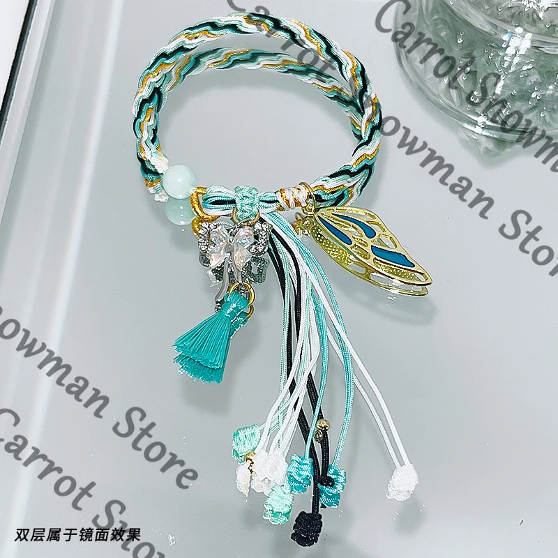 أنيمي هونكاي: ستار السكك الحديدية Mydei Tribios Castorice الأصلي سوار الإسورة الحلي ملحق تأثيري الكرتون الطبيعة الحجر هدية