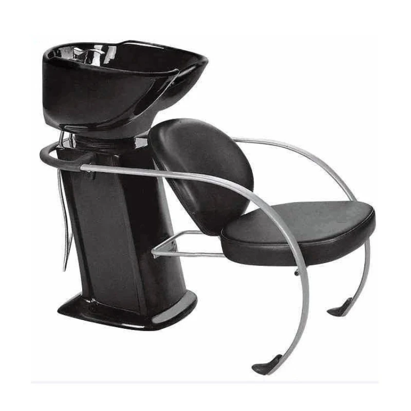 LTT Simple Salon Sitting Shampoo Bed Ceramic Basin Hair Flushing Bed