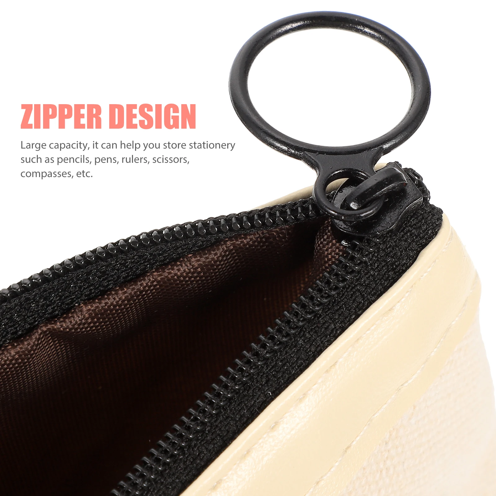 

Multifunction Pencil Case Bag Child Zipper Canvas Large Big Capacity Storage Pouch