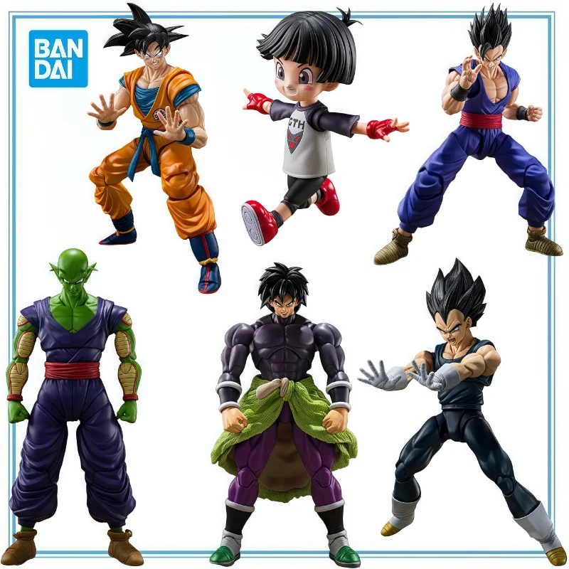 

BANDAI оригинал в наличии SHF Dragon Ball Vegeta Son Goku Piccolo Broli Pan Son Gohan супергерой гаражный комплект подарки игрушки модель