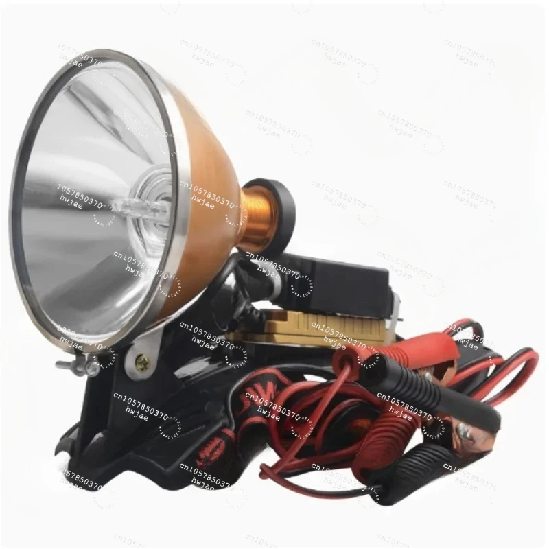 Super bright 20000Lm HID headlight outdoor hunting 12V strong light long-range headlamp 100W xenon lamp